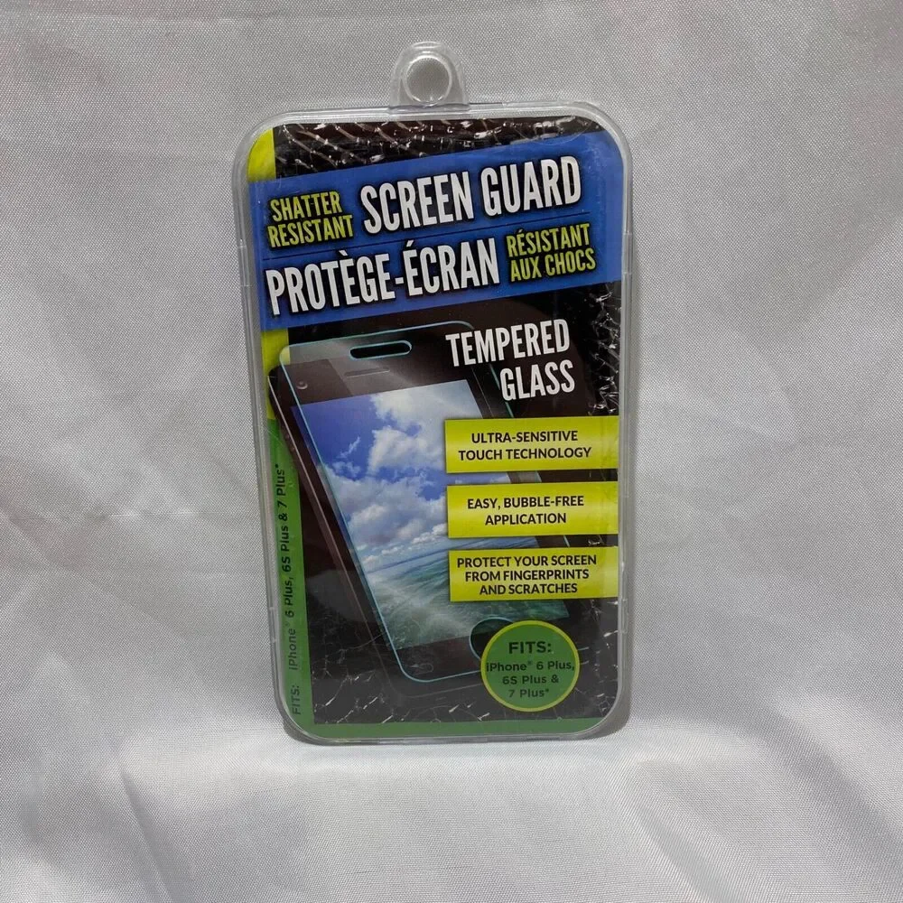 iPhone 6 Plus 6S Plus 7 Plus Shatter Resistant Tempered Glass Screen Protector